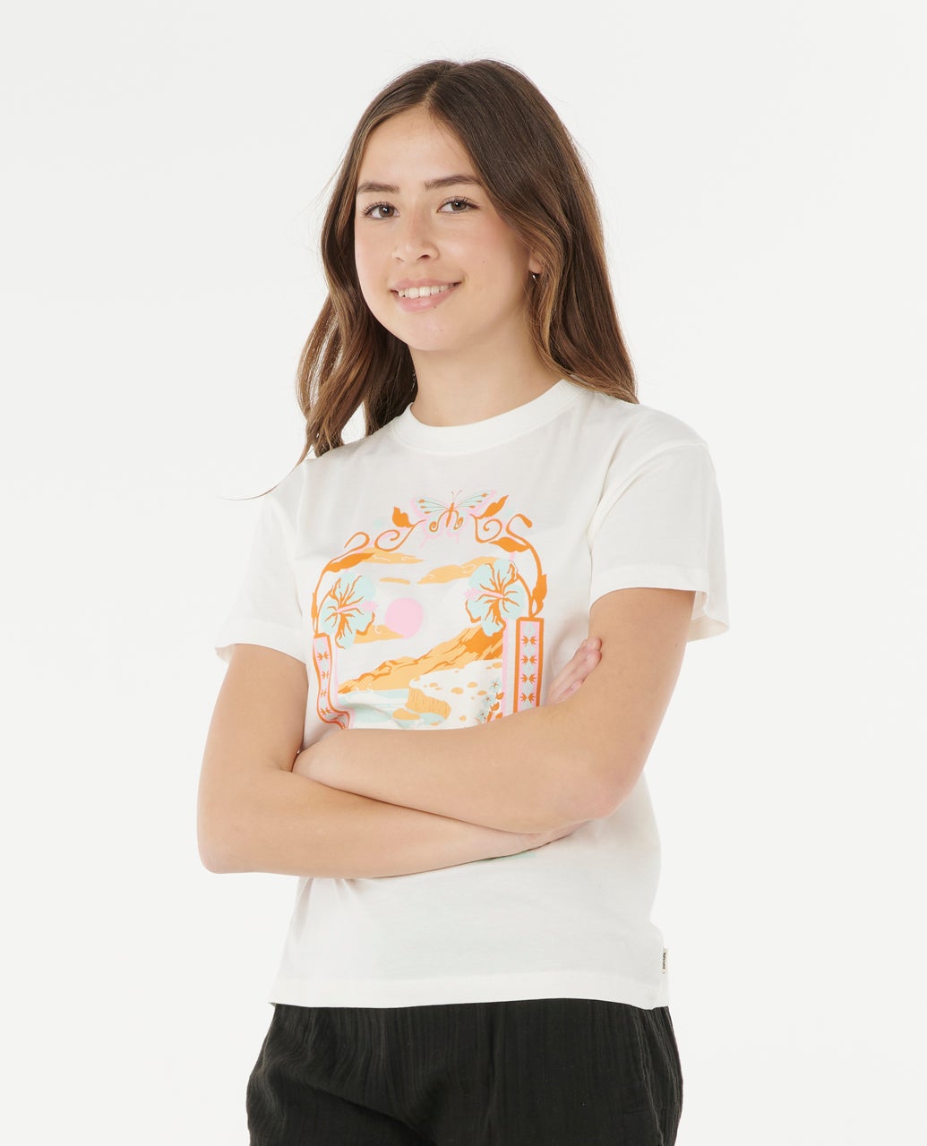 rip curl Sunset Skies Art Tee - Kids