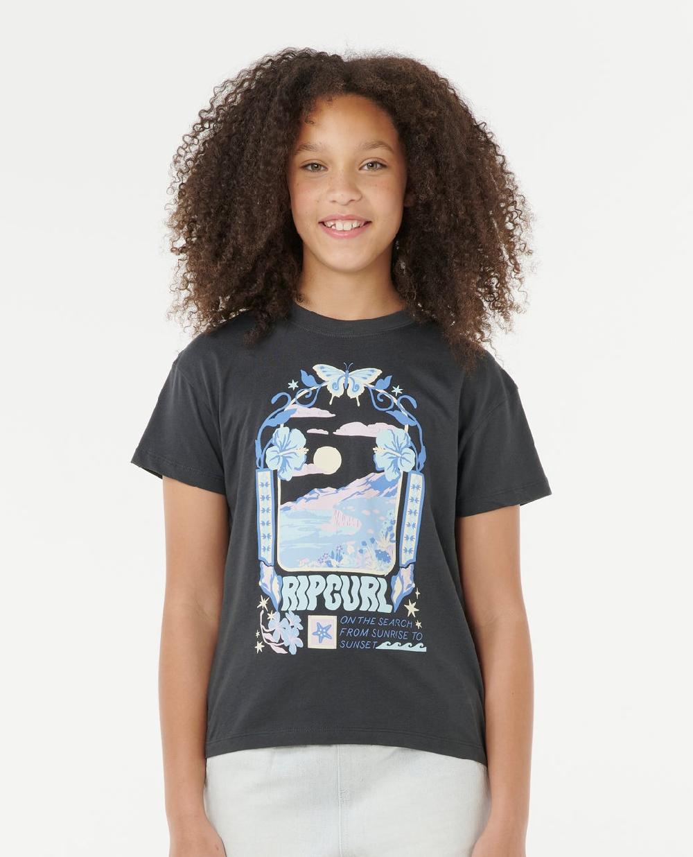 rip curl Sunset Skies Art Tee - Kids