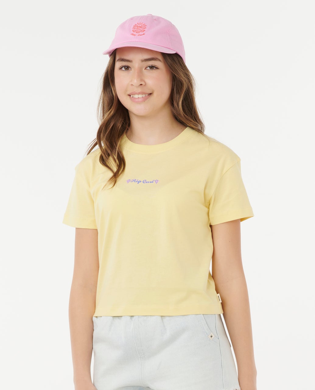 Rip Curl Sunset Skies Crop Tee - Kids