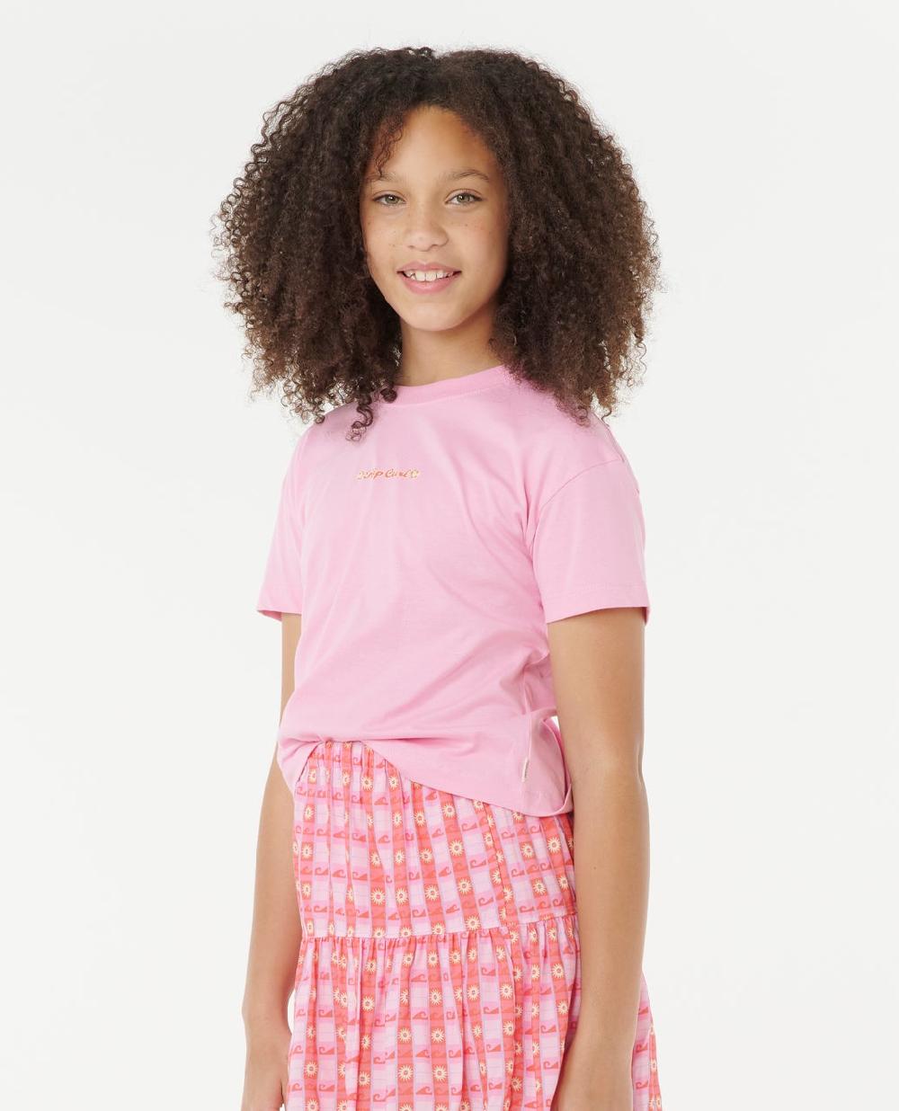 Rip Curl Sunset Skies Crop Tee - Kids