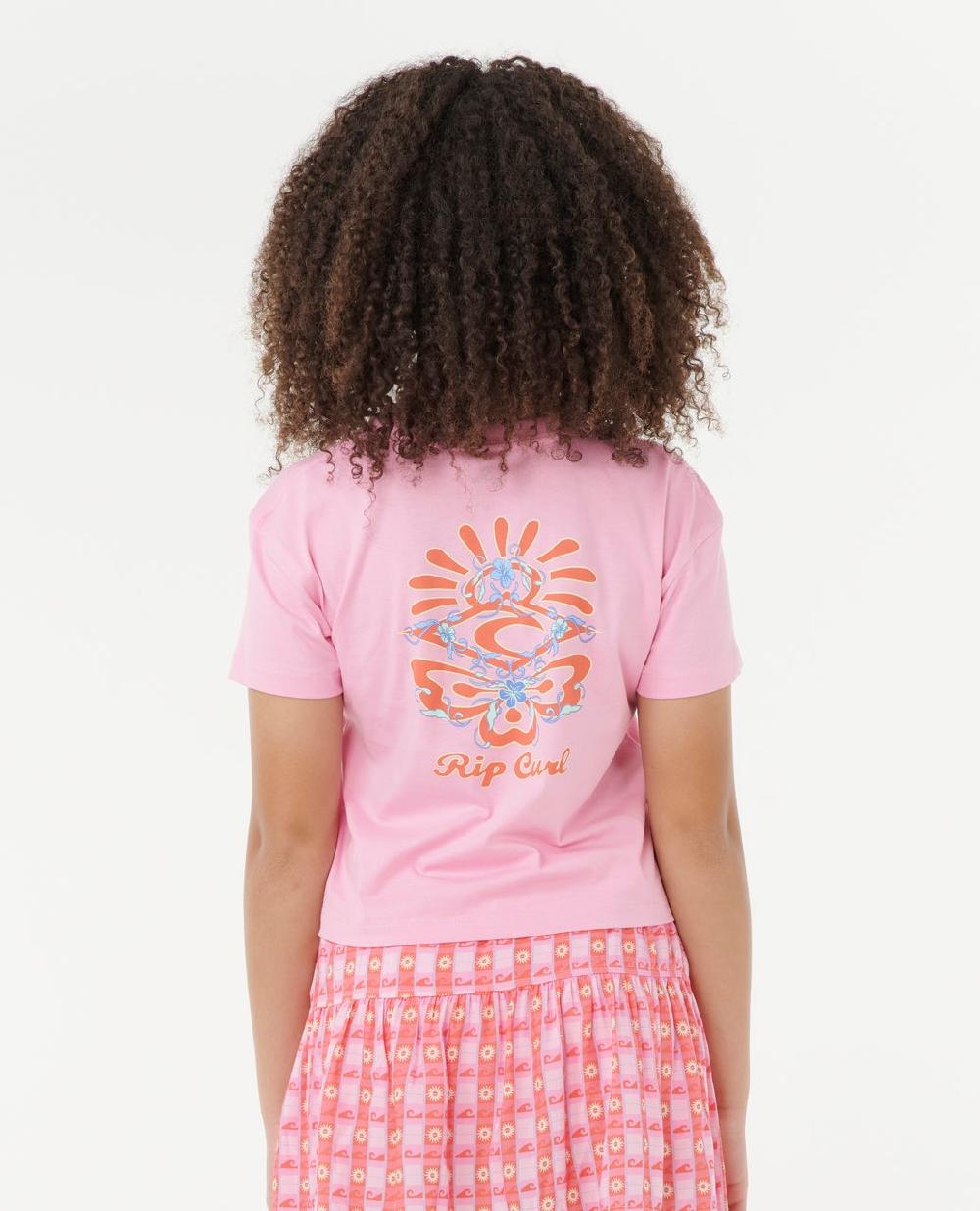 Rip Curl Sunset Skies Crop Tee - Kids