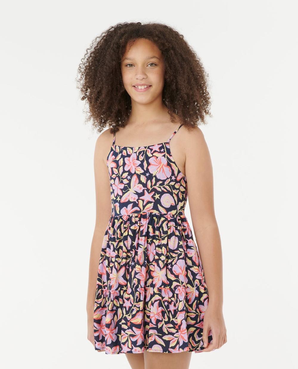 Rip Curl Sunset Skies Tier Dress - Kids