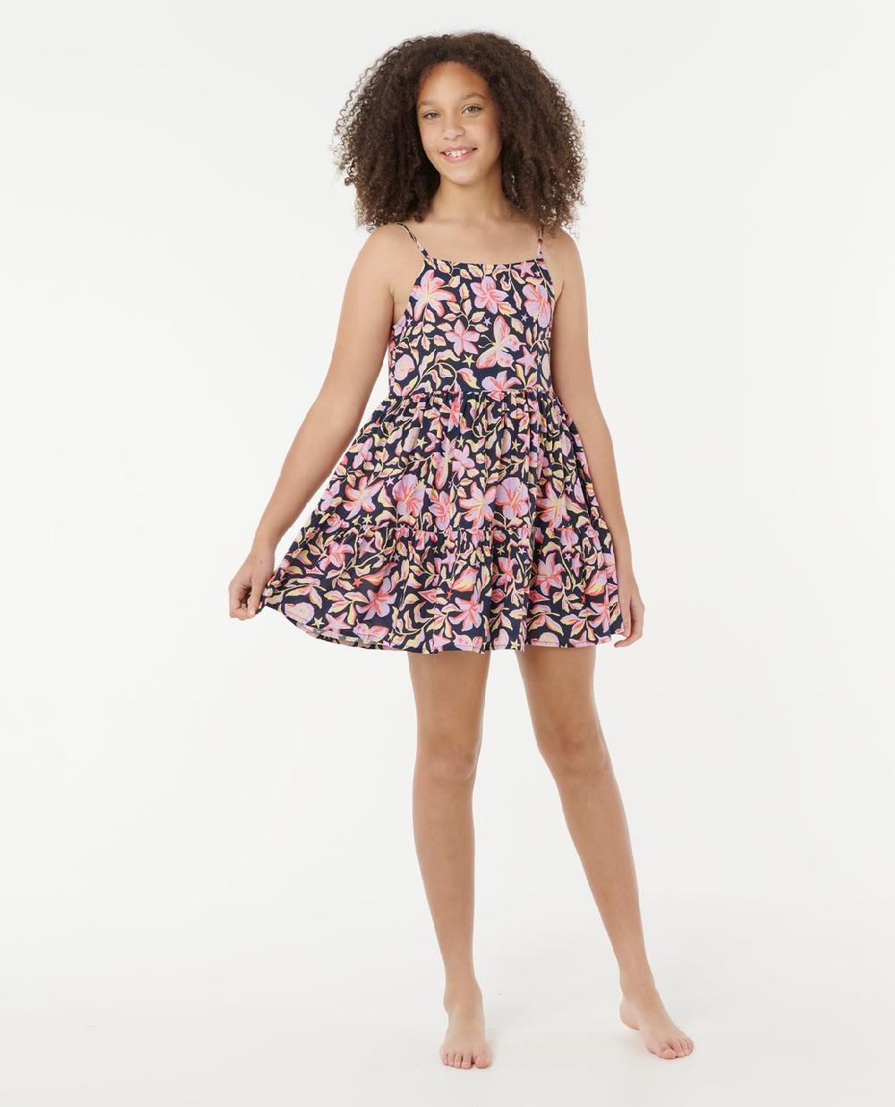 Rip Curl Sunset Skies Tier Dress - Kids