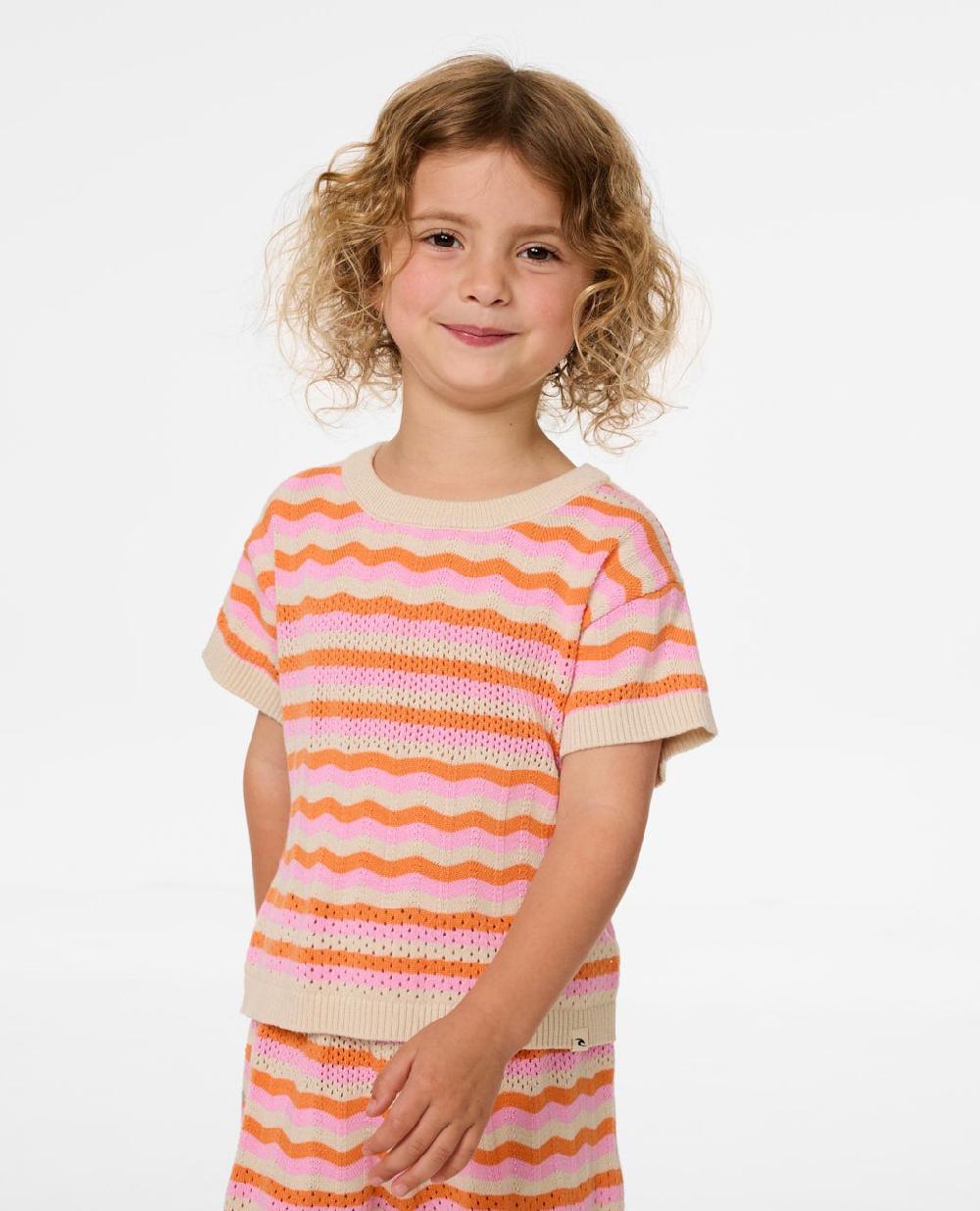 rip curl Sunset Stripe Tee - Girls (1-8 years)