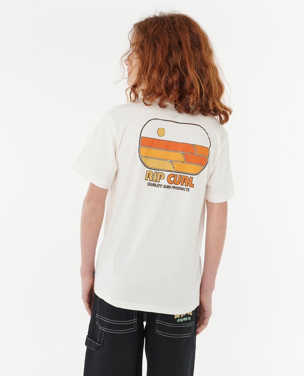 Rip Curl Surf Revival Lined Up Tee - Kids