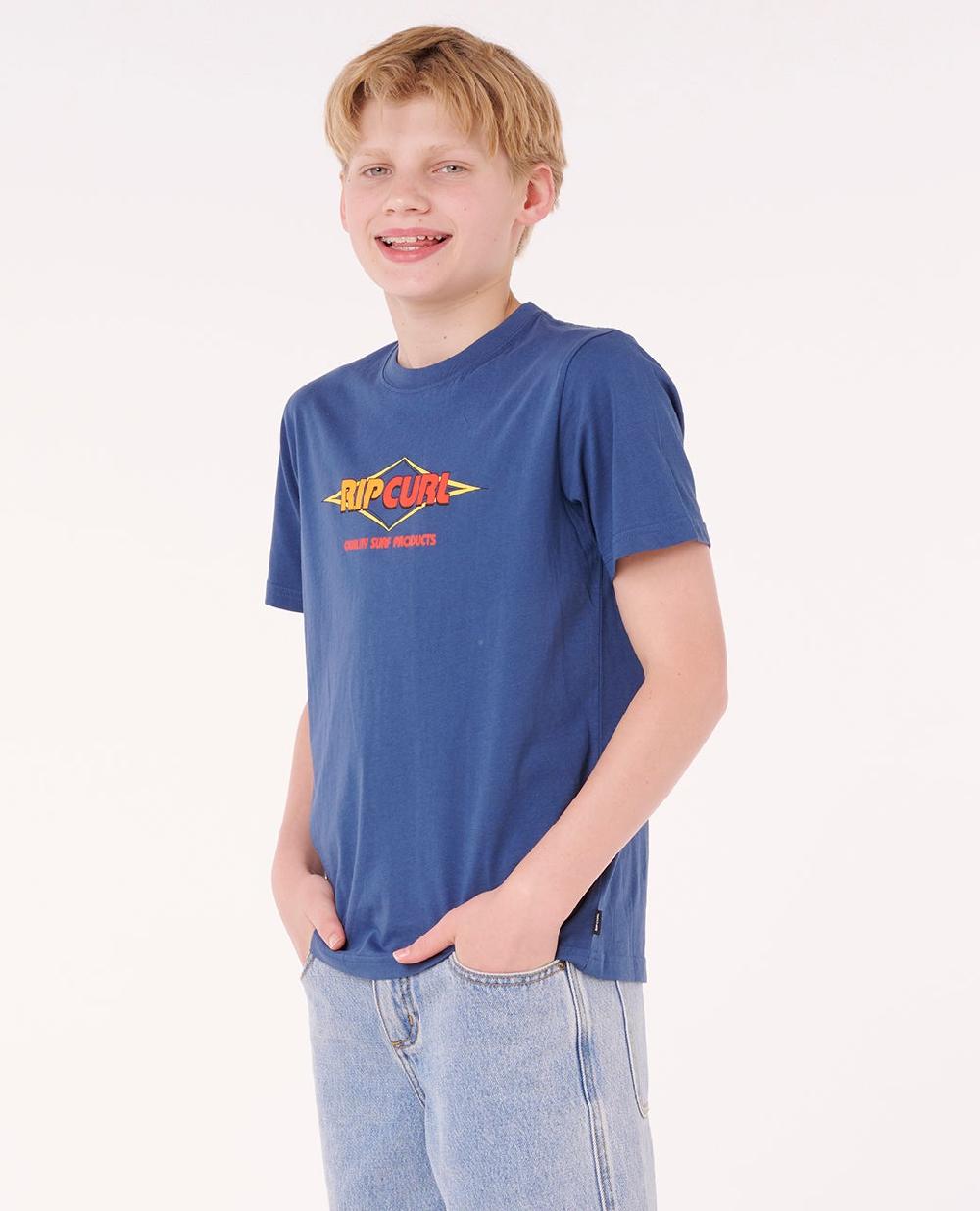 Rip Curl Surf Revival Logo Tee - Kids