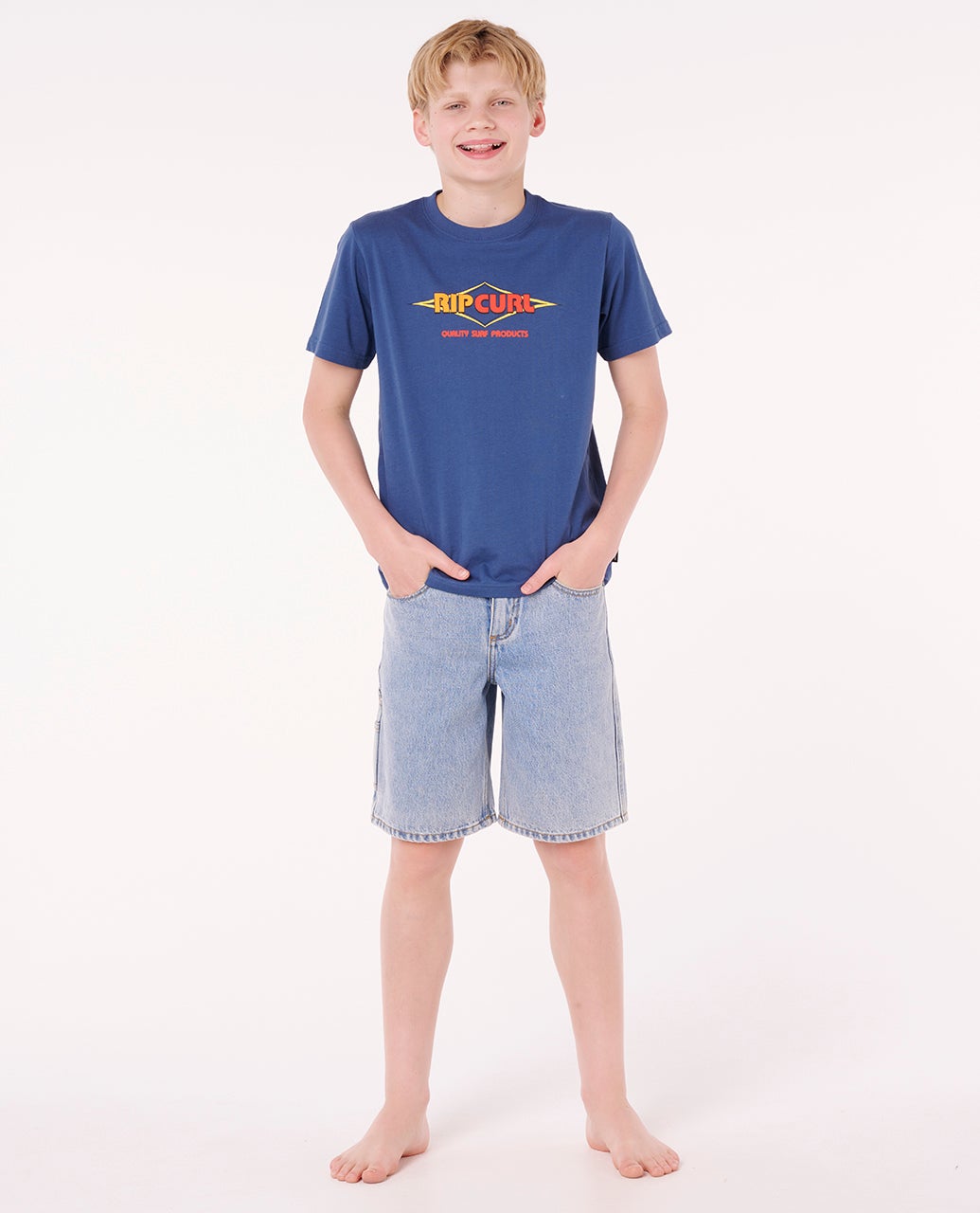 Rip Curl Surf Revival Logo Tee - Kids