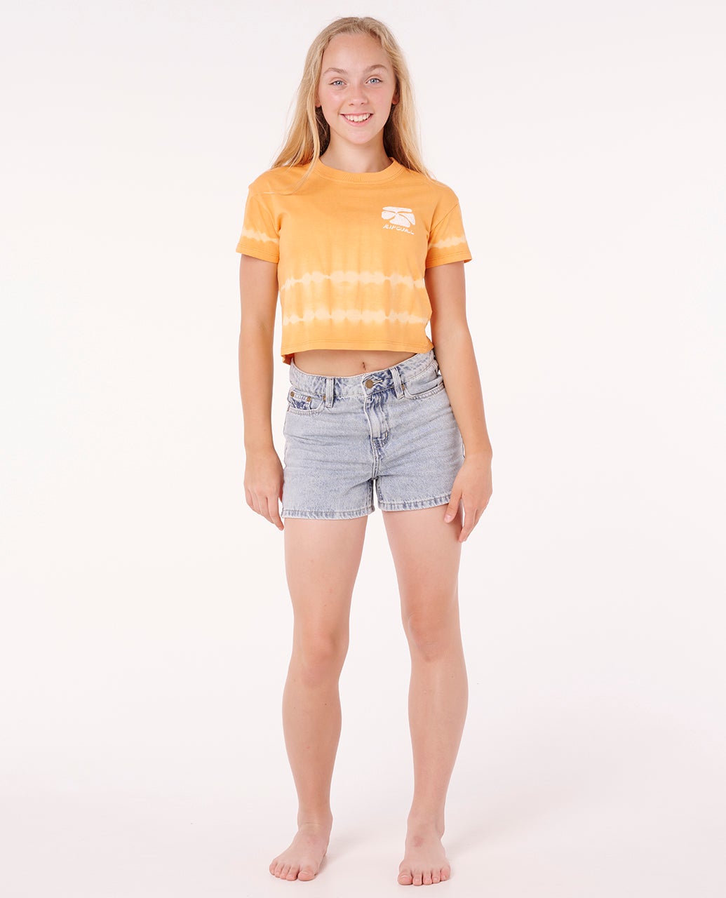 Rip Curl Ty Tie Dye Crop Tee - Kids