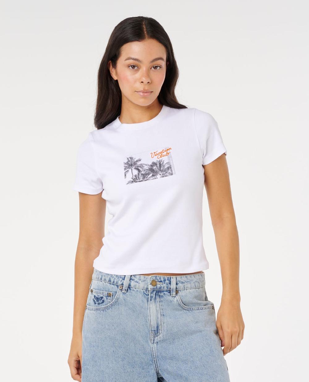 rip curl Vacation Fitted Tee