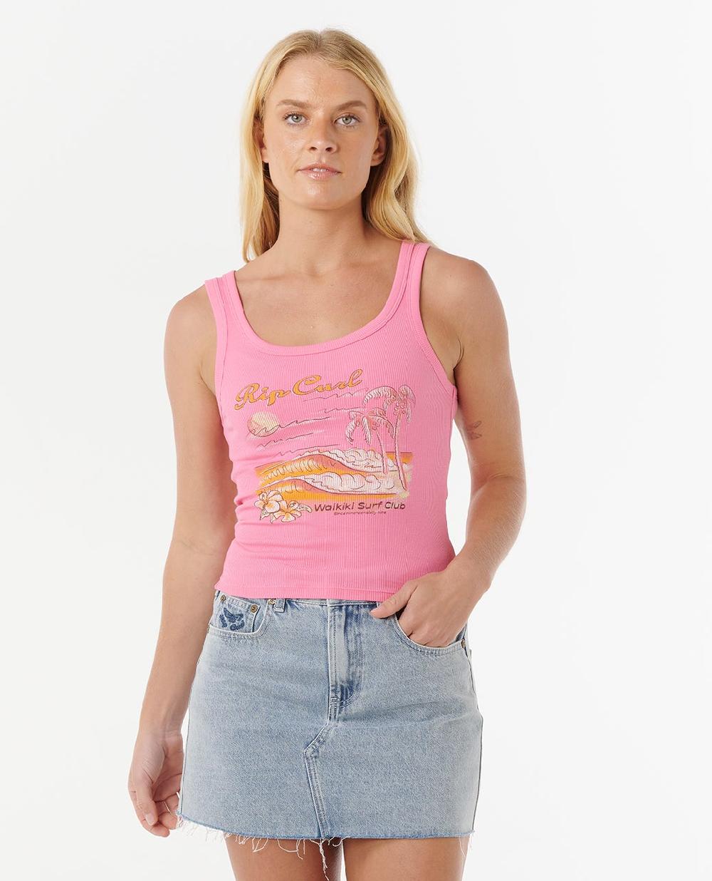 rip curl Waikiki Standard Ribbed Tank