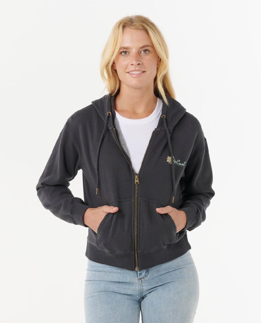 rip curl Waikiki Zip Through Hood
