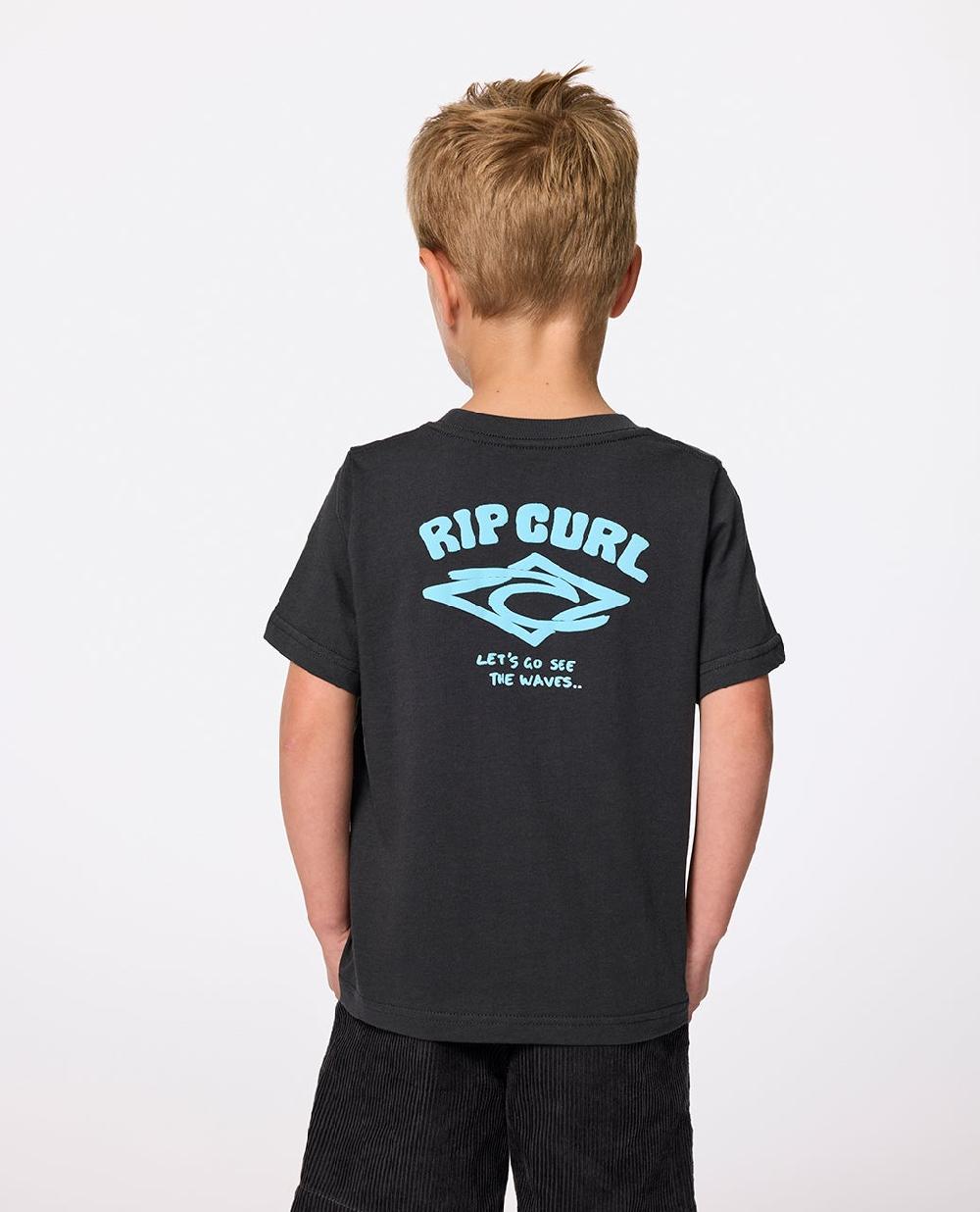 Rip Curl Wave Dayz Logo Tee - Kids
