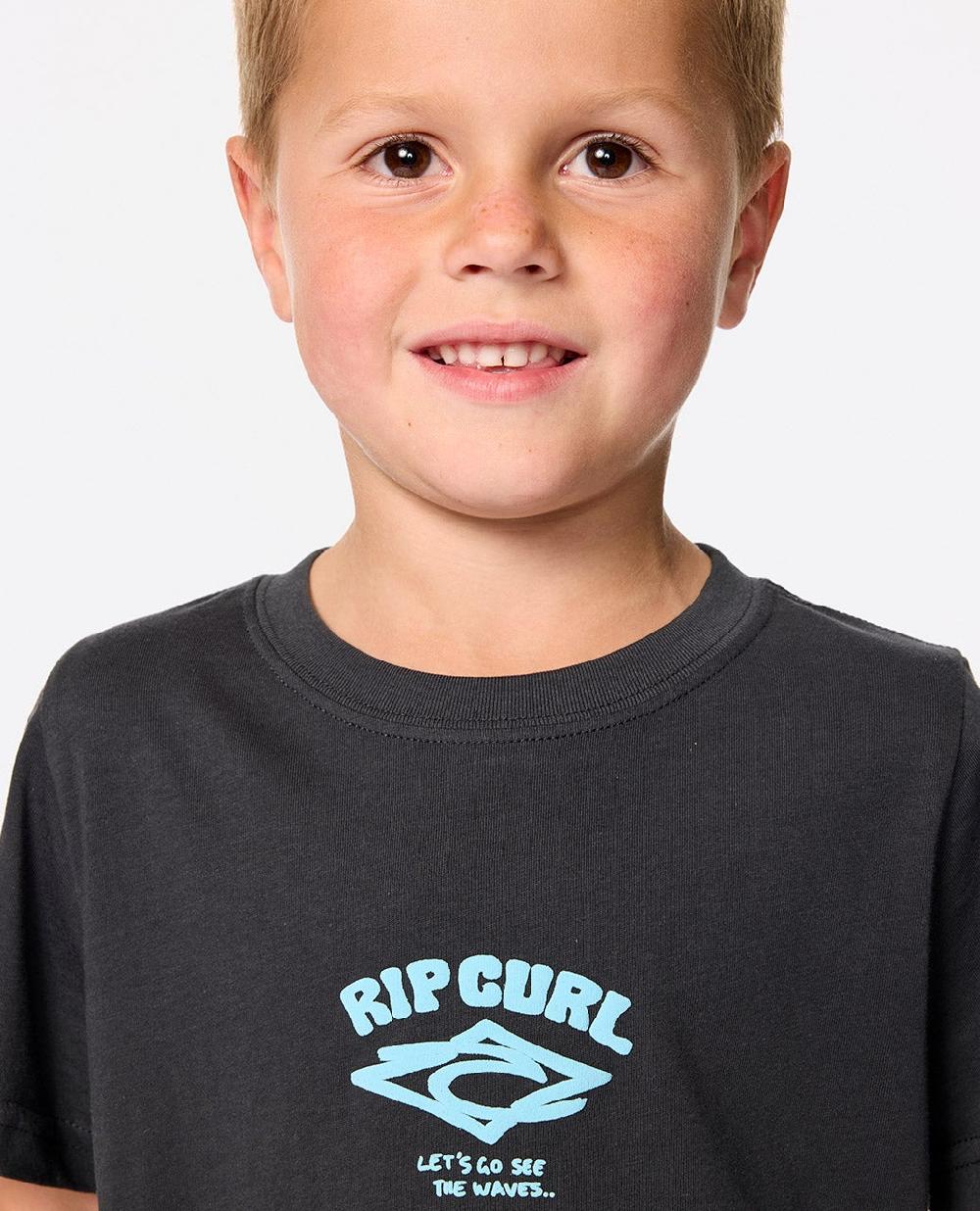 Rip Curl Wave Dayz Logo Tee - Kids