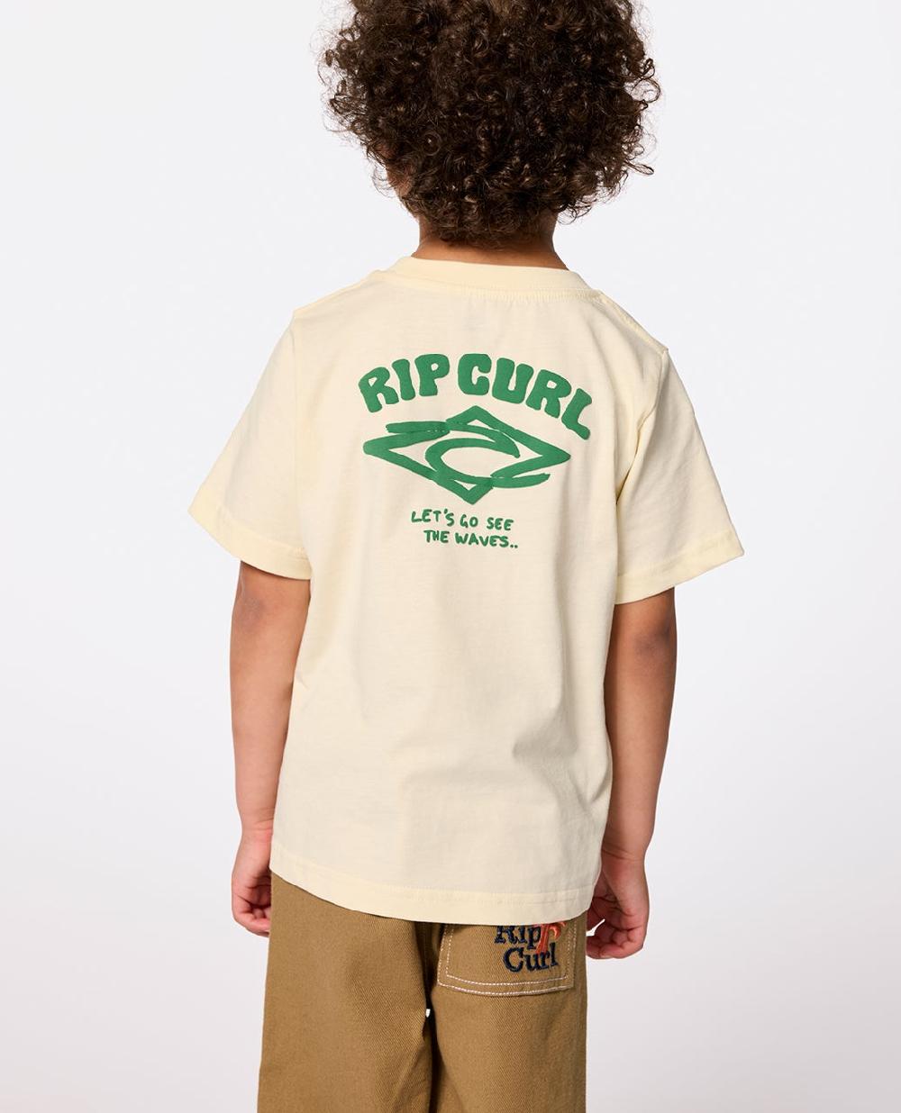 Rip Curl Wave Dayz Logo Tee - Kids