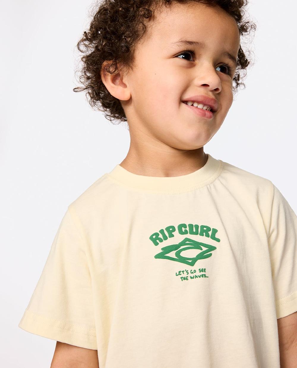 Rip Curl Wave Dayz Logo Tee - Kids