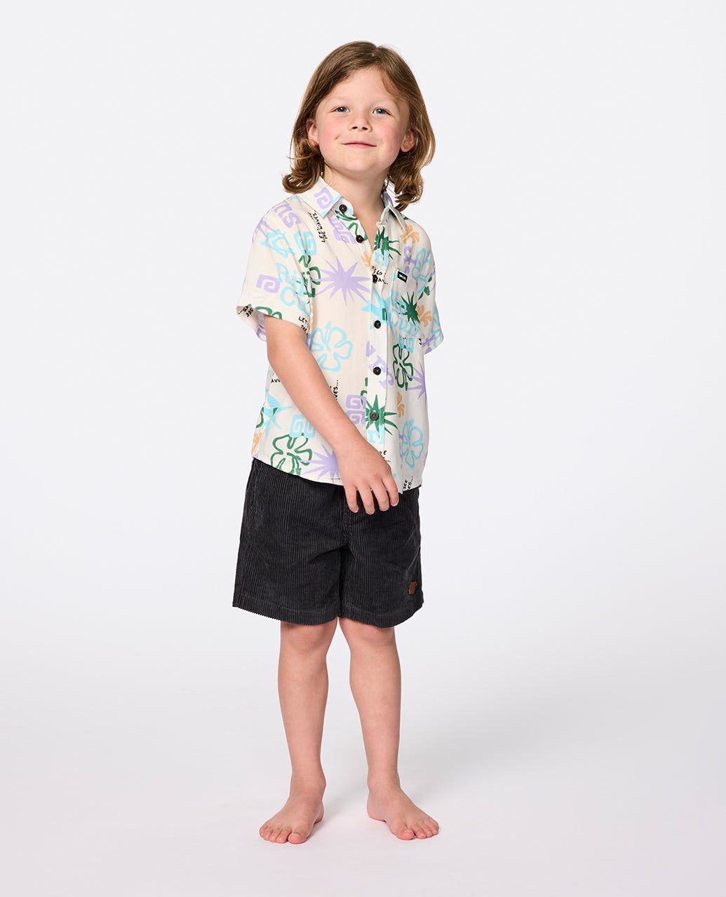 Rip Curl Wave Dayz Short Sleeve Shirt - Kids