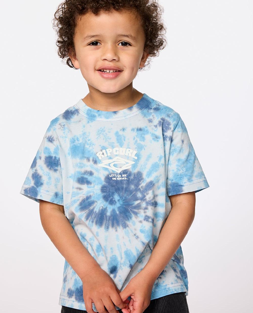Rip Curl Wave Dayz Tie Dye Tee - Kids