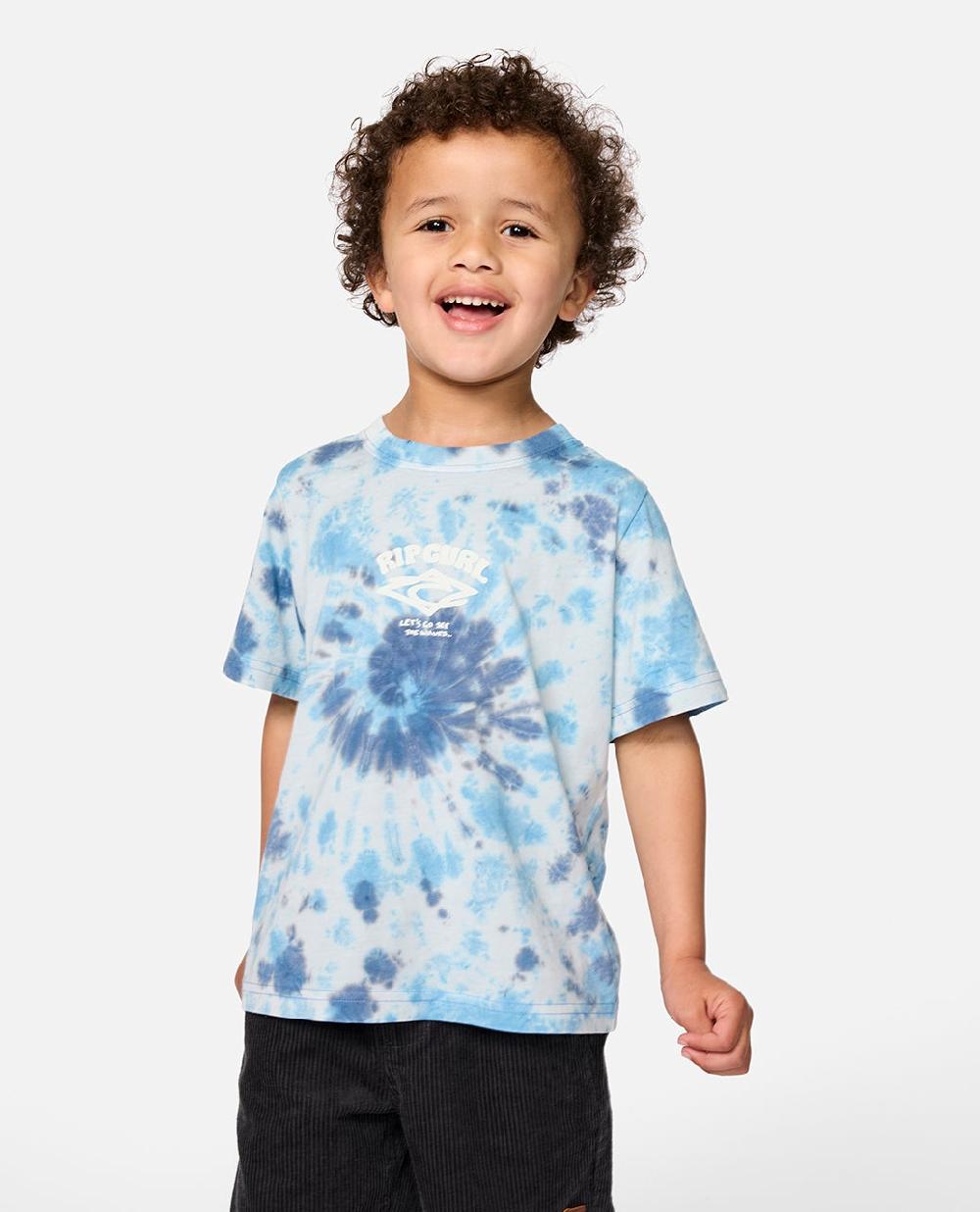 rip curl Wave Dayz Tie Dye Tee - Kids