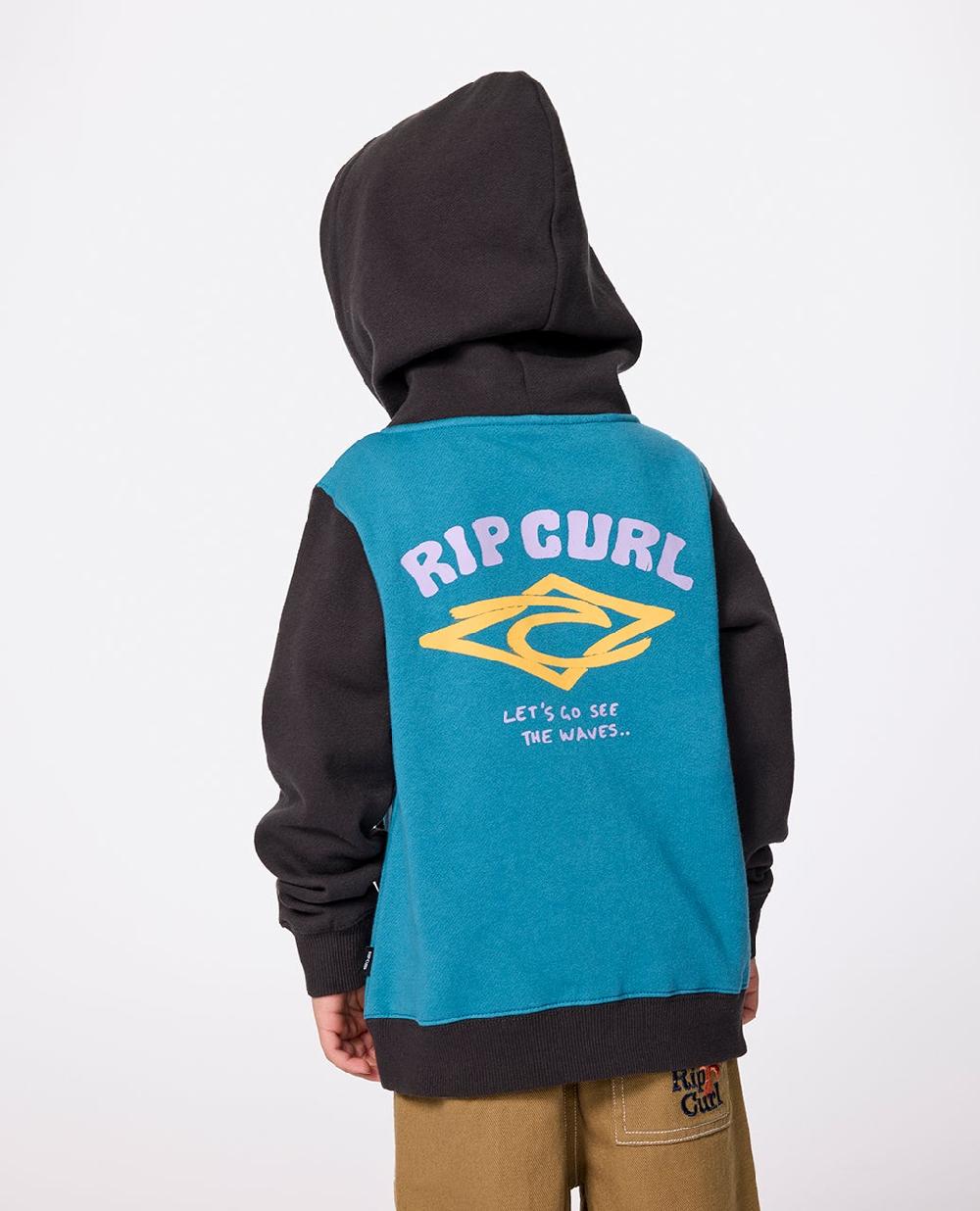 Rip Curl Wave Dayz Zip Through Fleece - Kids