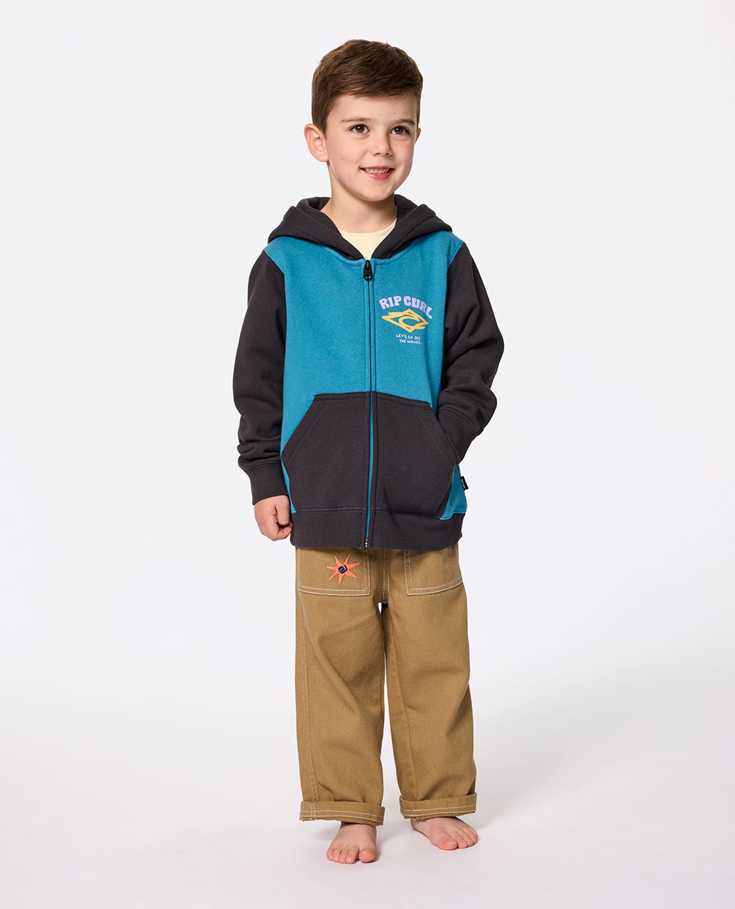 Rip Curl Wave Dayz Zip Through Fleece - Kids