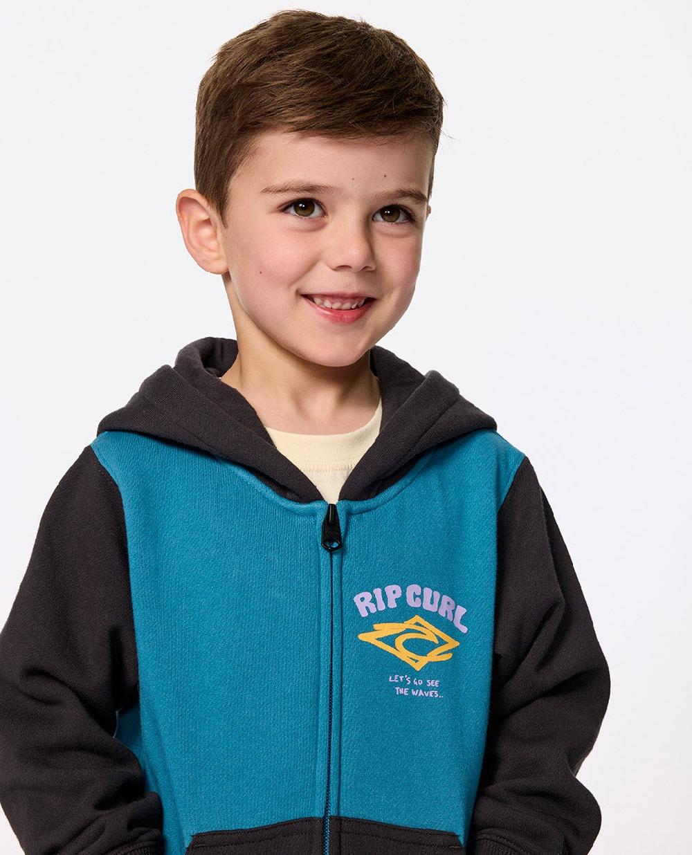 Rip Curl Wave Dayz Zip Through Fleece - Kids