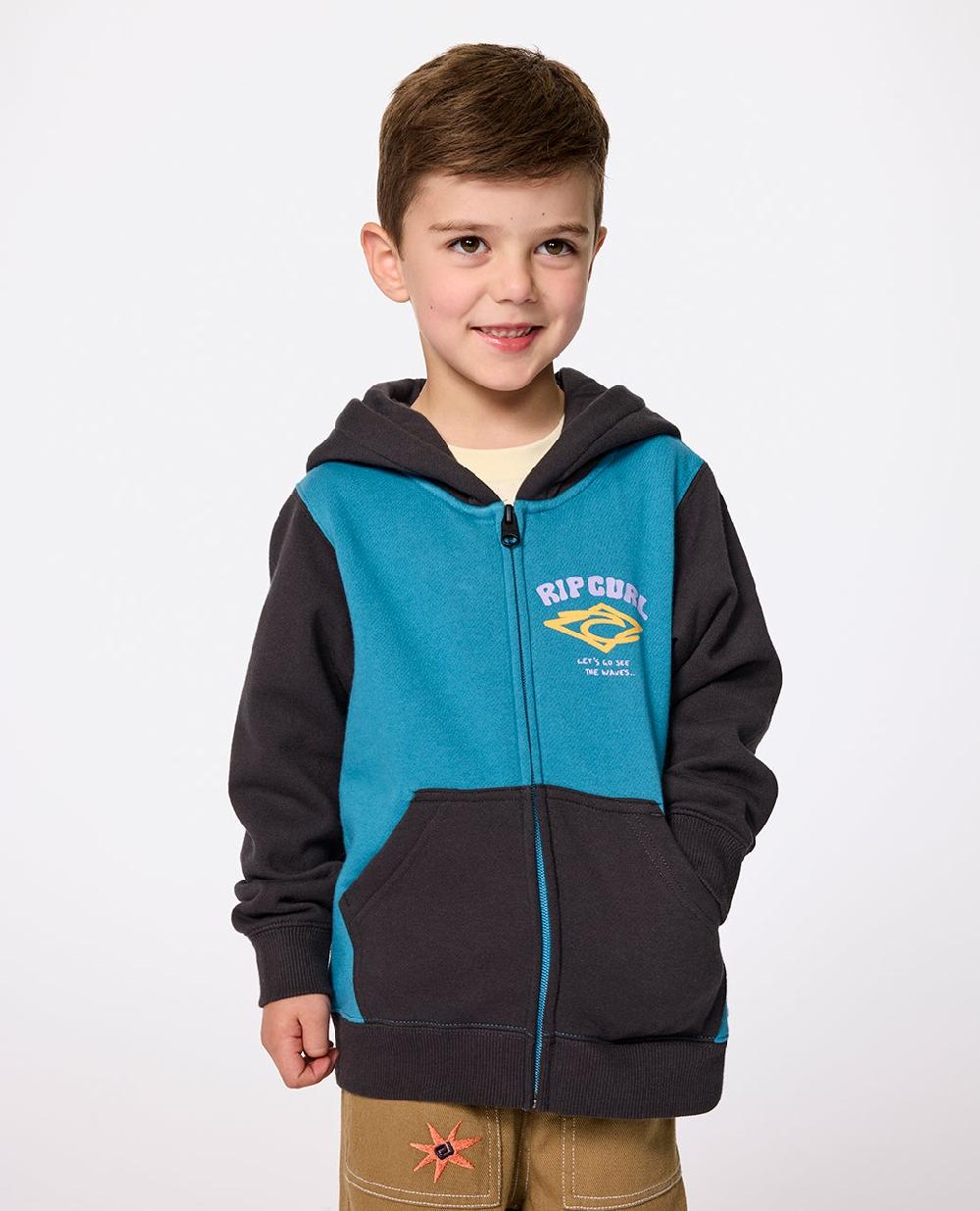 rip curl Wave Dayz Zip Through Fleece - Kids
