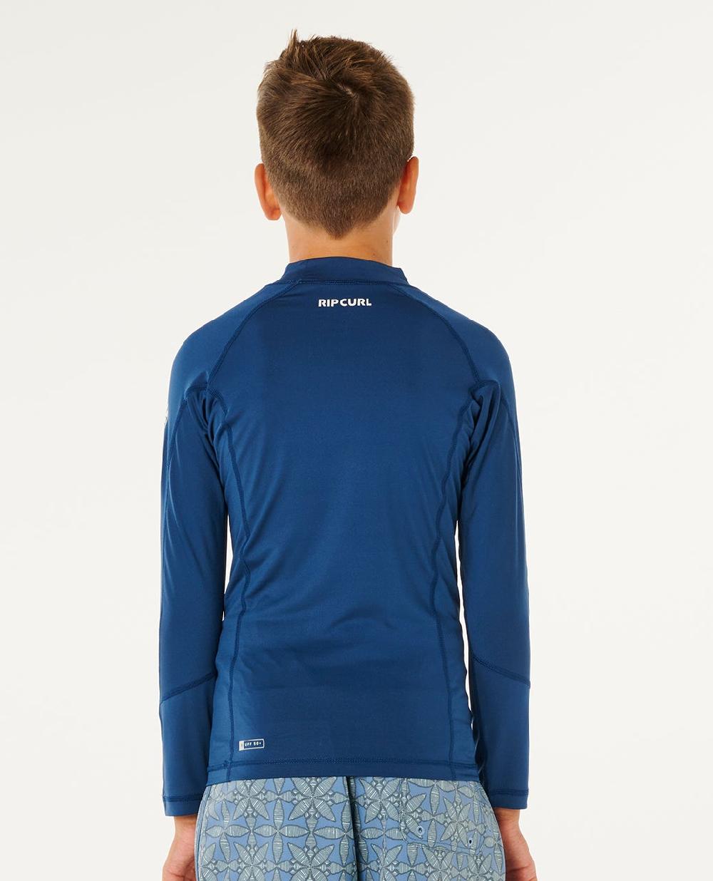 Rip Curl Waves UPF Long Sleeve Rash Vest - Kids