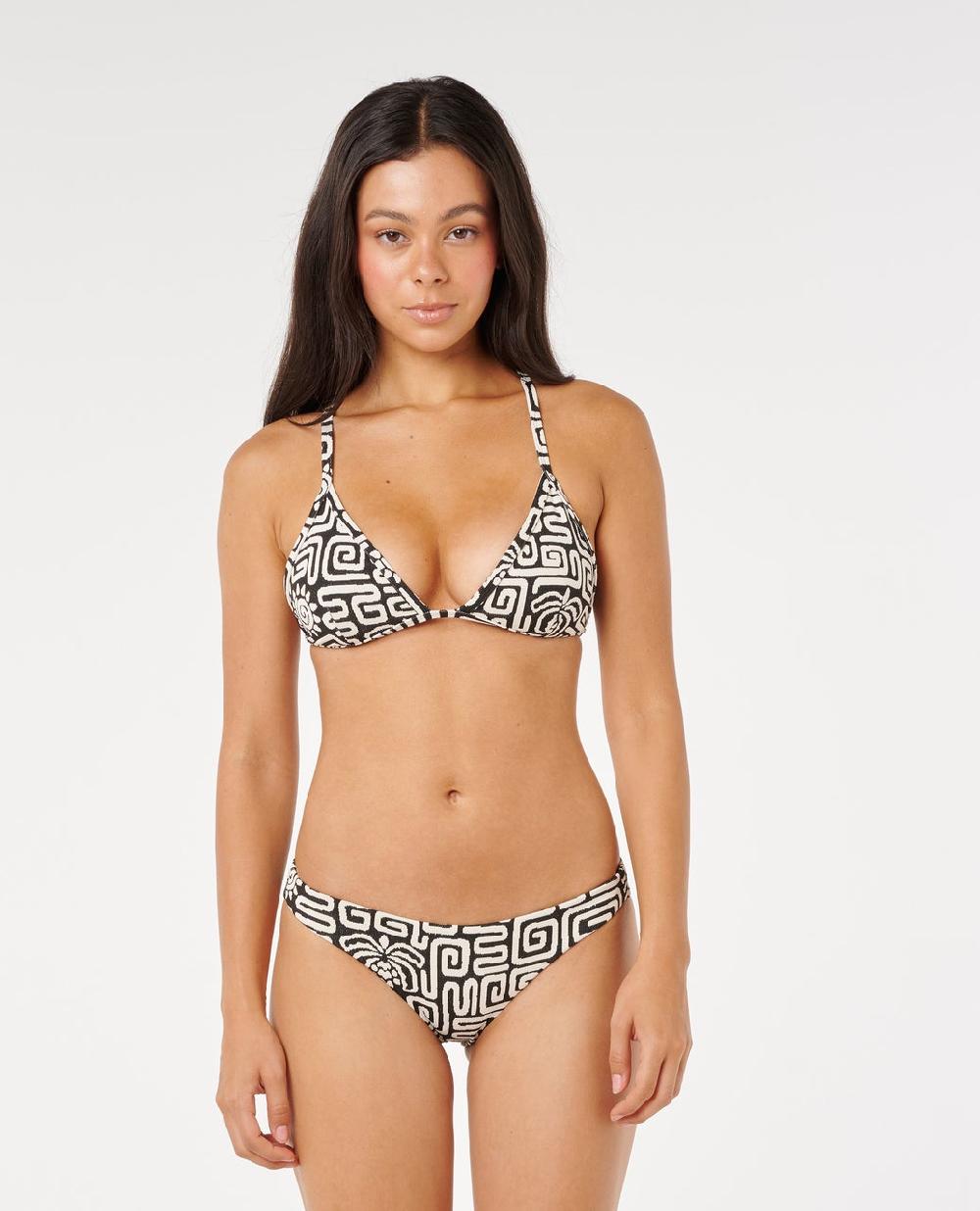 rip curl Sunset Jacquard Cheeky Coverage Bikini Bottom