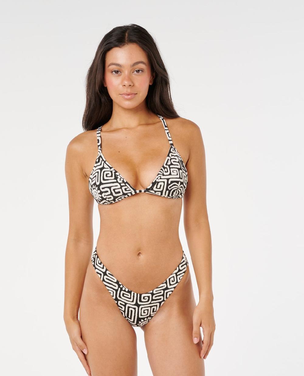 rip curl Sunset Jacquard Skimpy Coverage Bikini Bottom