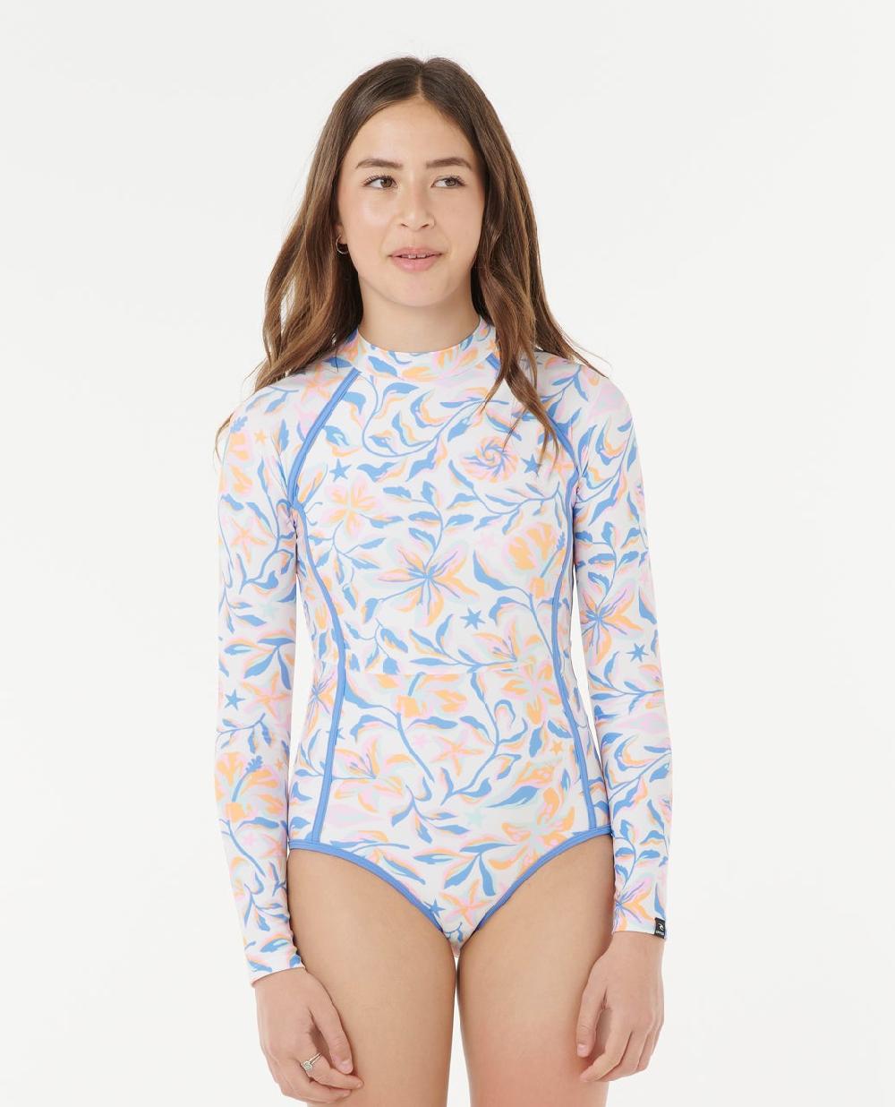 rip curl Sunset Skies Long Sleeve Surf Suit Swimsuit - Kids