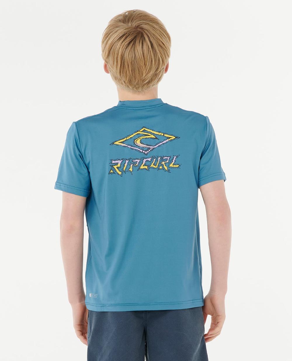 Rip Curl Tropic Daze UPF Short Sleeve Rash Vest - Kids