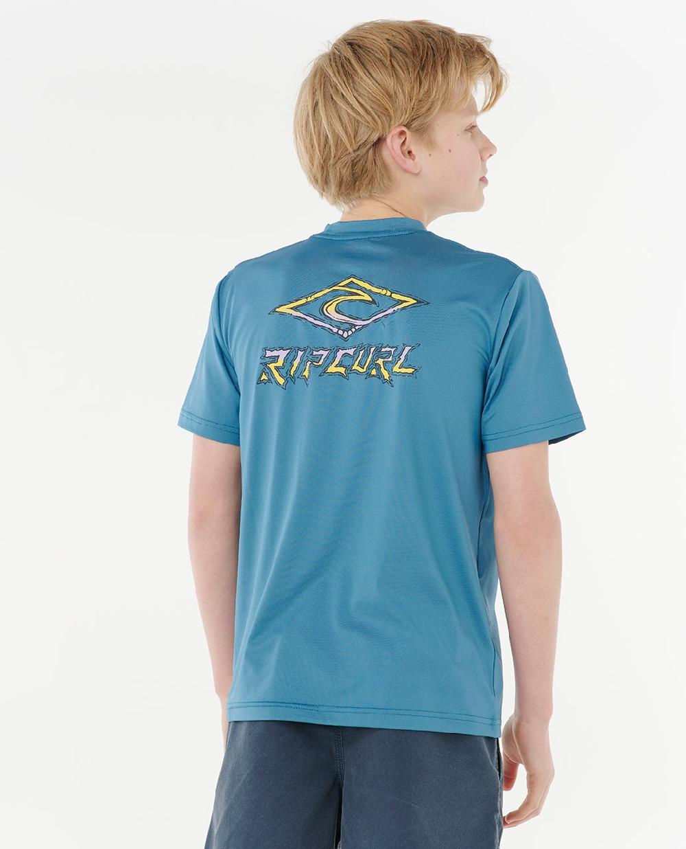 Rip Curl Tropic Daze UPF Short Sleeve Rash Vest - Kids