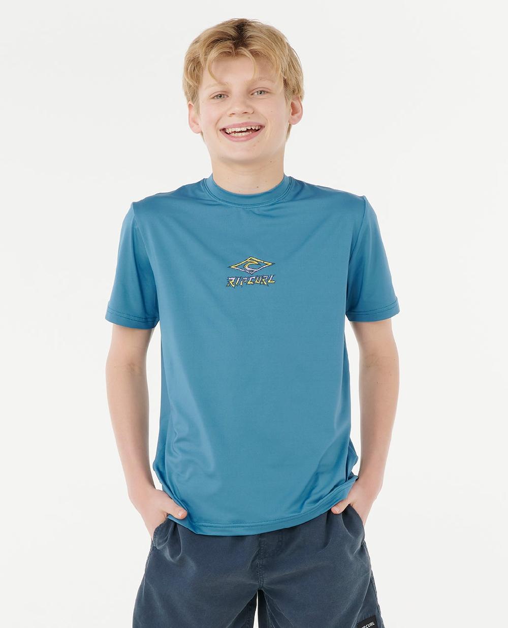 rip curl Tropic Daze UPF Short Sleeve Rash Vest - Kids