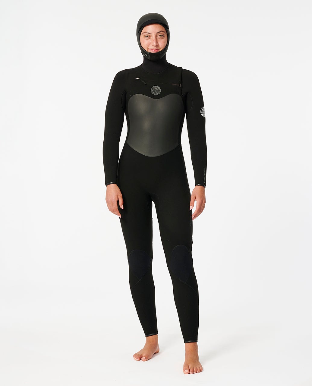 Rip Curl Women's Flashbomb 5/4 Hooded Chest Zip Fullsuit Wetsuit