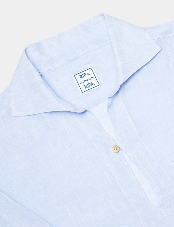 Ripa Ripa Camicia Capri Celeste