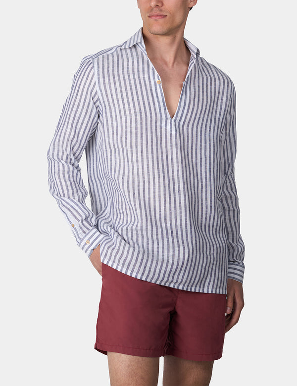 Ripa Ripa Camicia Capri Righe Larghe
