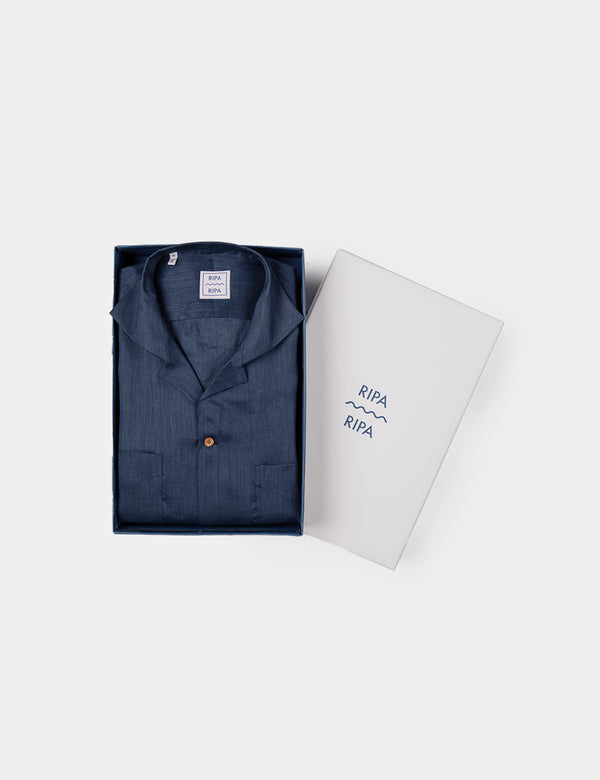 Ripa Ripa Camicia Ischia Blu Notte