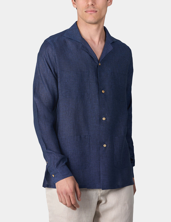 ripa ripa Camicia Ischia Blu Notte