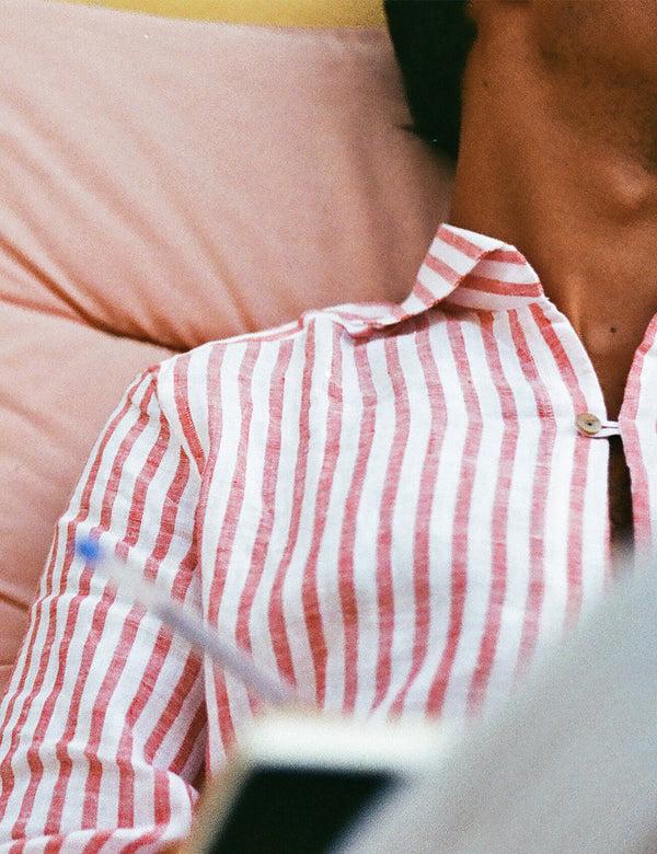 Ripa Ripa Camicia Righe Rosse