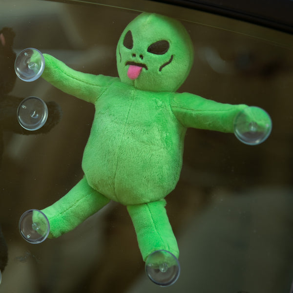 Ripndip Alien Window Plush Suction Cup Plush Doll (Green)