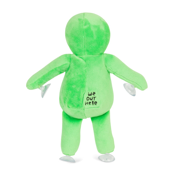 Ripndip Alien Window Plush Suction Cup Plush Doll (Green)