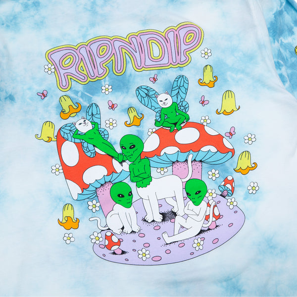 Ripndip Best Wishes Long Sleeve (Light Blue Lightning Wash)