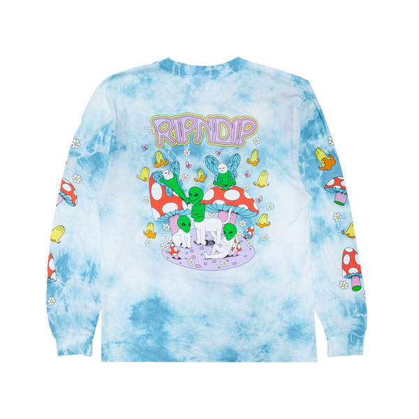 ripndip Best Wishes Long Sleeve (Light Blue Lightning Wash)