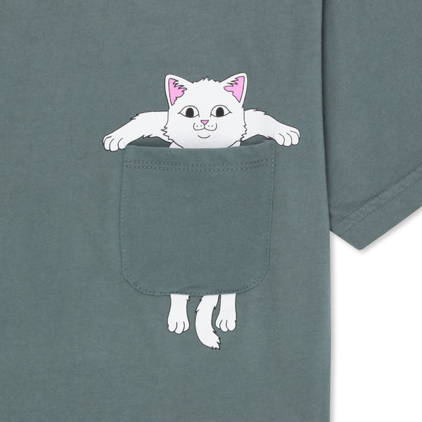 Ripndip Broke The Pocket Cropped Pocket Tee (Charcoal)