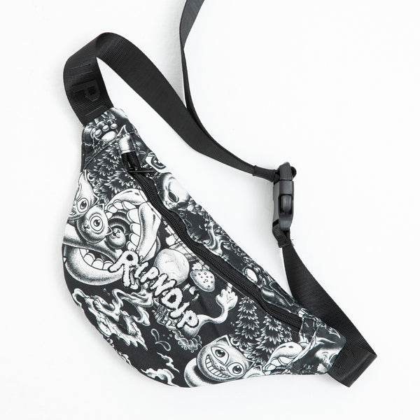 Ripndip Dark Twisted Fantasy Fanny Pack (Black/White)