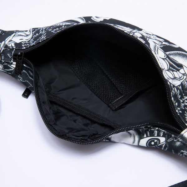 Ripndip Dark Twisted Fantasy Fanny Pack (Black/White)