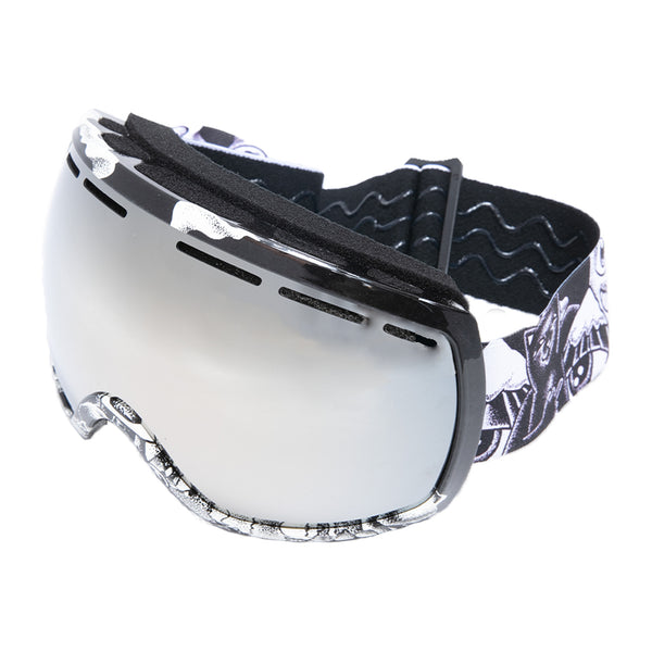 Ripndip Dark Twisted Fantasy Snow Goggles (Black/White)