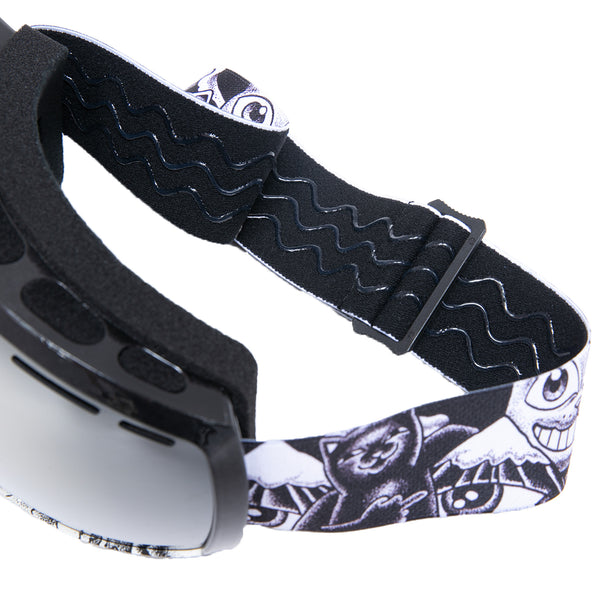 Ripndip Dark Twisted Fantasy Snow Goggles (Black/White)