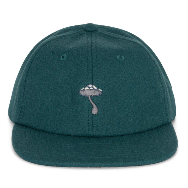 Ripndip Euphoria Wool Velcro 6 Panel Hat (Alpine Green)