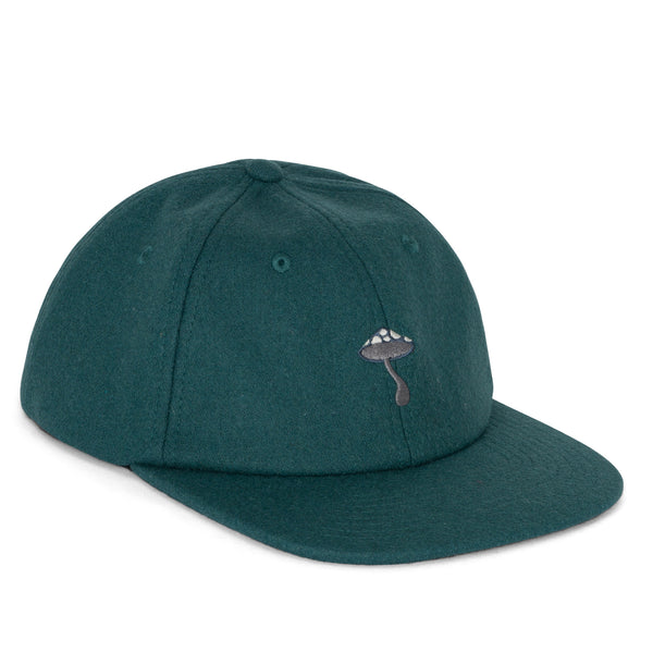 ripndip Euphoria Wool Velcro 6 Panel Hat (Alpine Green)